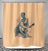 Fashionable Rhythms Shower Curtain - Beyond T-shirts